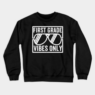 First Grade Shirt For Boys Girls Kids Teacher Crewneck Sweatshirt
